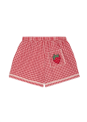 Bobbie shorts Red Checks Sissel Edelbo 